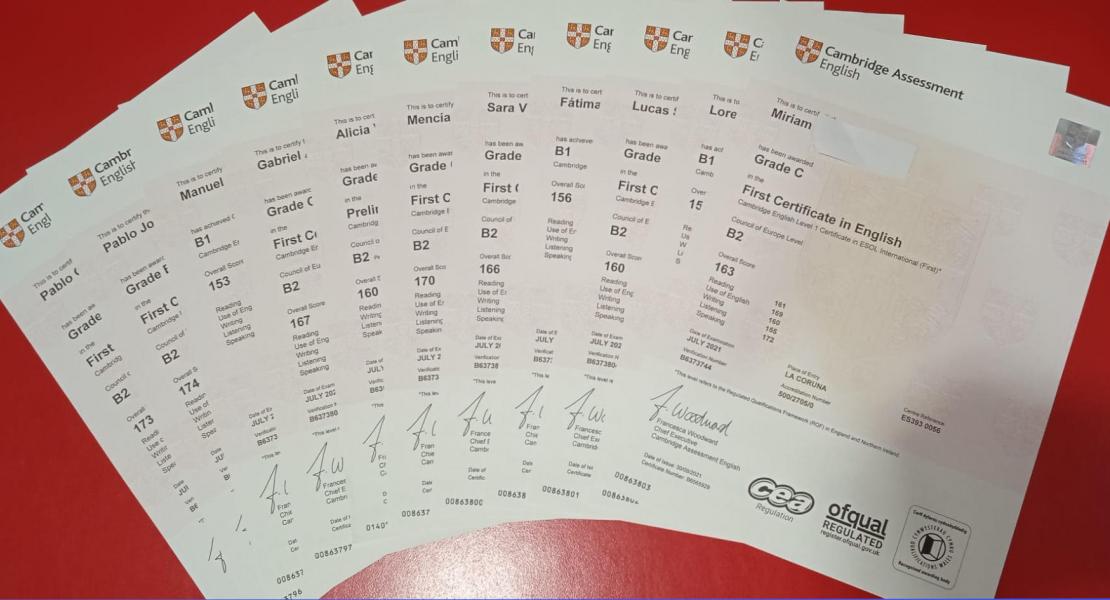 certificados cambridge